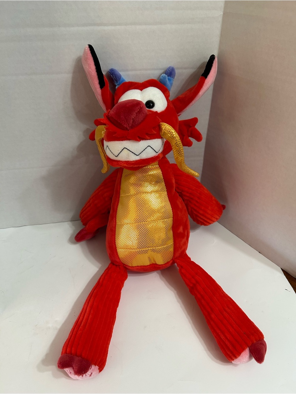 Disney Scentsy Buddy Mulan Plush Mushu Dragon Doll Scent Pak Red Stuffed Animal